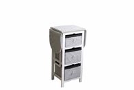 Practical Modern Wood Furniture Fabric Foldable Ironing Board Cabinet White