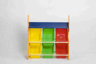 Giraffe Shape Kids Toy Storage Organizer , Plastic Toy Storage Bins Shelf