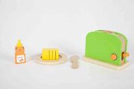 Toddler'S Wooden Toaster Toy , Soild Wood Childrens Play Kitchen Sets