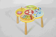 Multi Function Toddler Wooden Toys Educational Activity Table For IQ Challenge Games