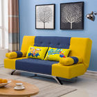 Gross Weight 28KGS Convertible Navy Yellow Home Sofa Bed