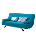 Lightweight Blue Fabric Foldable Sofa Bed For Home