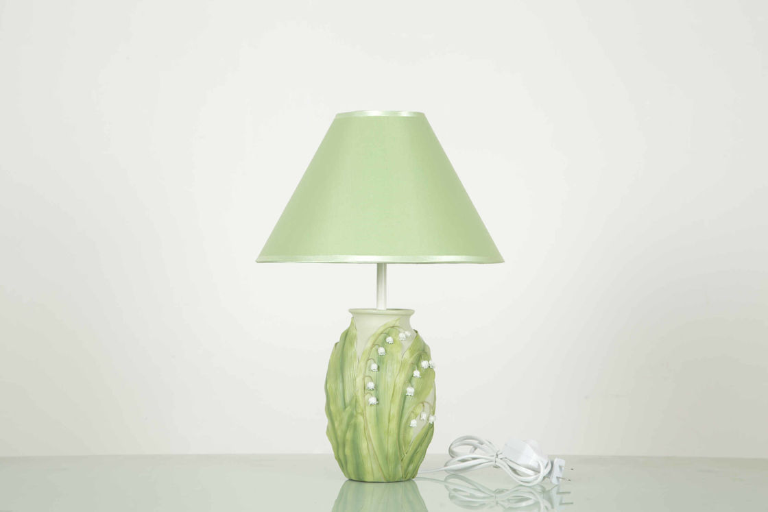 Green Bedroom Home Table Lamps W27 * D27 * H41CM With A Neutral Shade