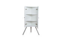 Durable Cube Small Corner Cabinet  Adjustable Panel With Doors / Legs 15KG