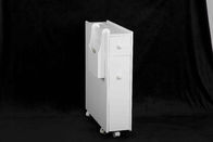Wooden Narrow Storage Cabinet With Pull Out Drawer , Freestanding Bathroom Storage
