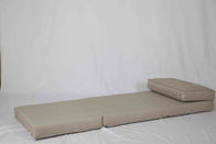 Removable Cover Convertible Single Sofa Bed For Small Rooms , Folding Couch Bed