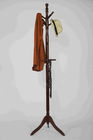 Durable Wooden Heavy Duty Coat Rack Stands Tree Branches Design With 9 Hooks