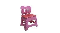Durable Kids Playroom Furniture Plastic Folding Chairs Lightweight With Handle
