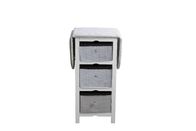Practical Modern Wood Furniture Fabric Foldable Ironing Board Cabinet White