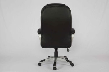 Ergonomic Black Executive Leather Office Chair Comfortable With High Back