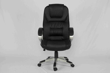 Ergonomic Black Executive Leather Office Chair Comfortable With High Back