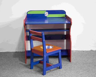 Toddler Wooden Sports Themed Study Desk Chair Set