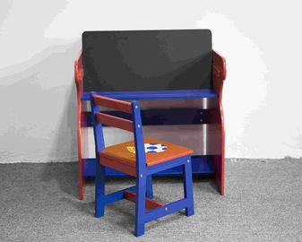 Toddler Wooden Sports Themed Study Desk Chair Set