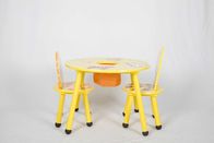 Wooden Animal Themed Childrens Table And Chairs With Hidden Pocket