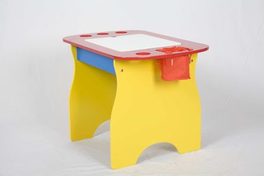 W60*D44.5*H47.5CM Children Wooden Desk With 2 Chairs