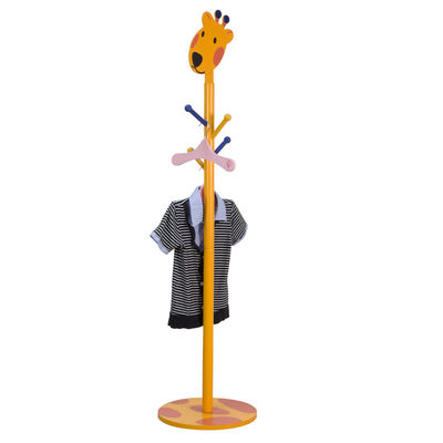 Cartoon Wooden Children'S Coat Stand , 135 Cm Kids Hat Stand For Playroom,Bedroom