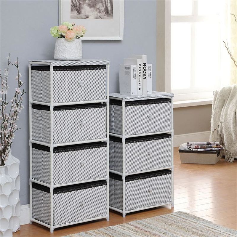 Daily Necessities Bedroom Storage Units , CE Storage Shelving Units With Fabric Drawer