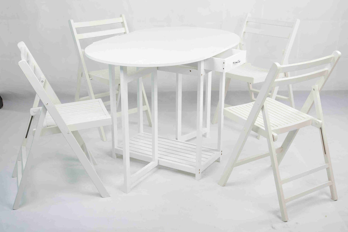 Garden Wooden Outdoor Furniture Folding Table And Chairs For Entertaining Space